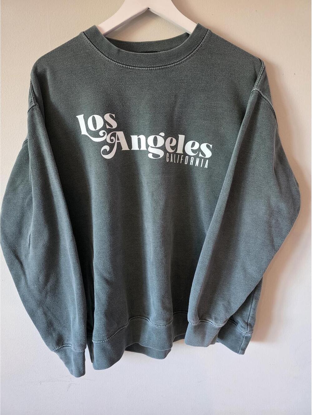 PrettyLittleThing Los Angeles California Graphic Sweatshirt Medium